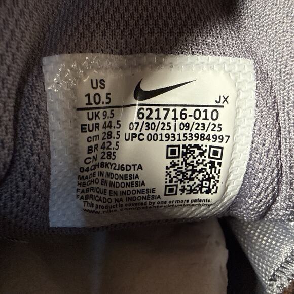 Nike Reax 8 TR Mesh Men\'s Workout Shoes US 10.5 Cool Grey & Wolf Grey 621716-010 main image 10
